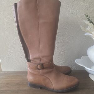 ✨ Comfortview Tan Wide-Calf Riding Boots | Size 7w |